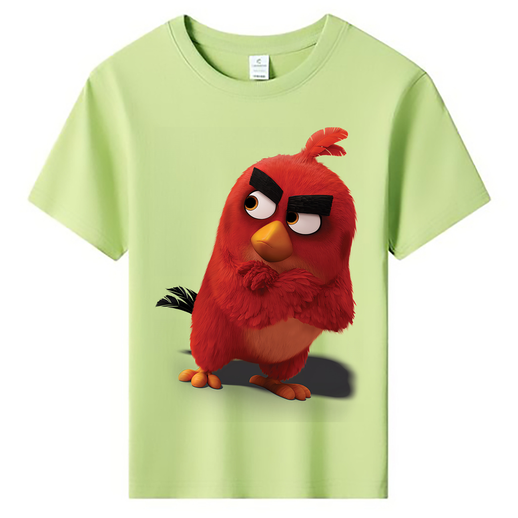 （画像用） Angry Birds アングリーバード 綿100％キッズTシャツ（フロントプリント）